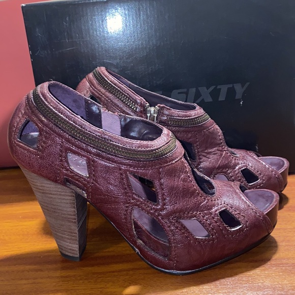 Miss Sixty • “Hailey” Purple Blocked Peep Toe heels - Picture 11 of 14